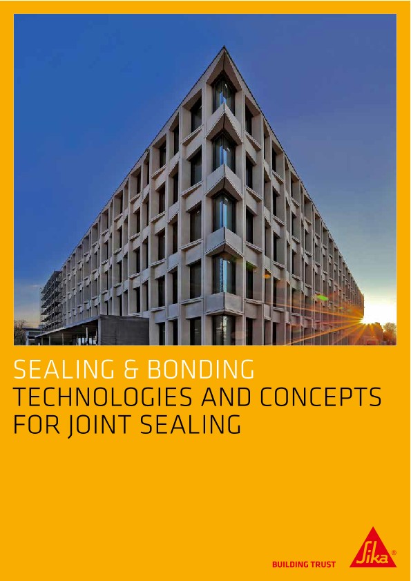 Technologies and Concepts for Joint Sealing
