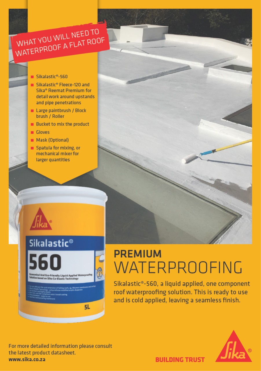 How to waterproof a flat roof