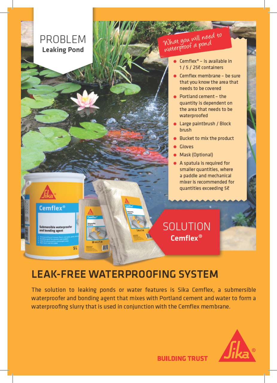 How to Waterproof a Pond