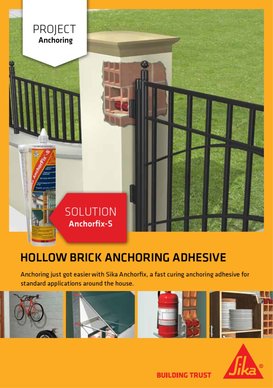 Hollow Brick Anchoring Adhesive