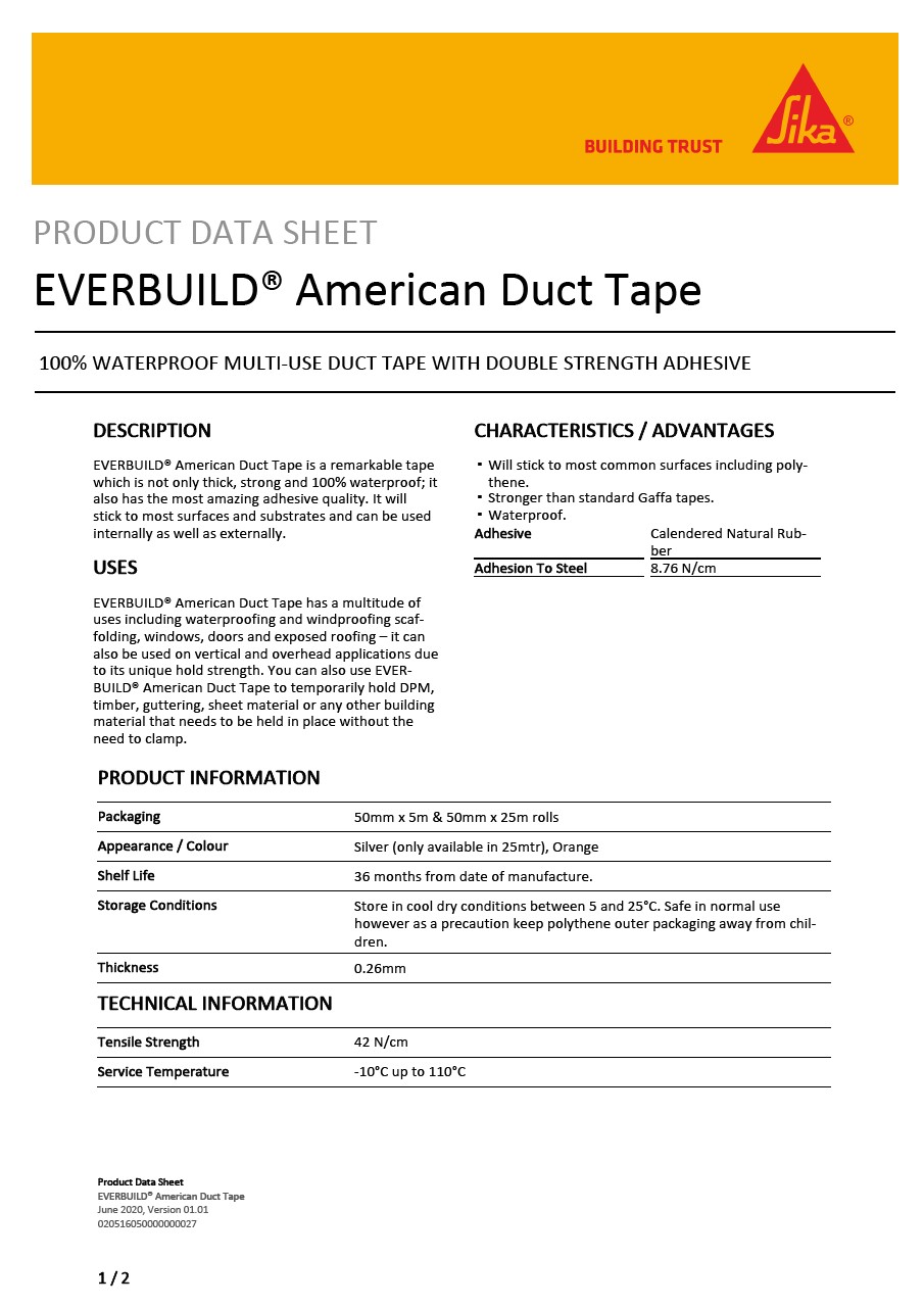 EVERBUILD® American Duct Tape