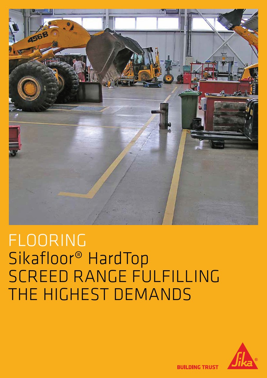 Flooring Sikafloor® HardTop Screeds